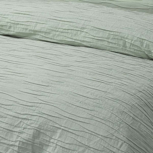 Malvern Sage Cotton Quilt Cover Set