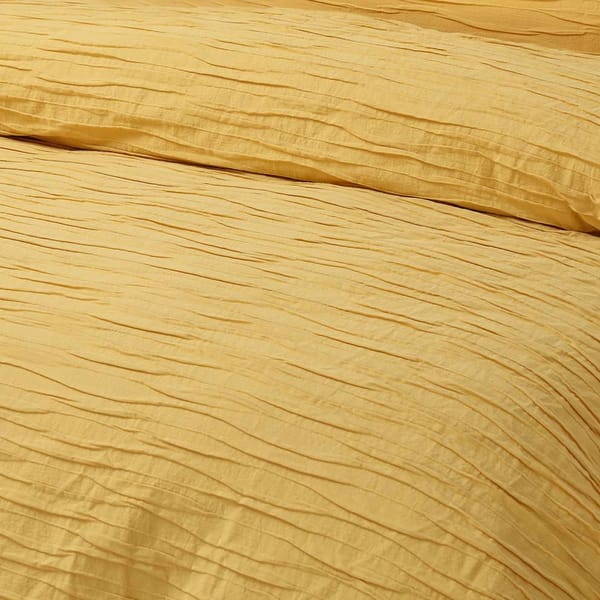 Malvern Ochre Cotton Quilt Cover Set